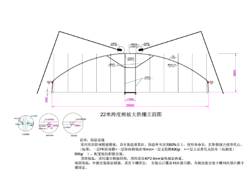 番茄公社全鋼架保溫拱棚設(shè)計建設(shè)方案